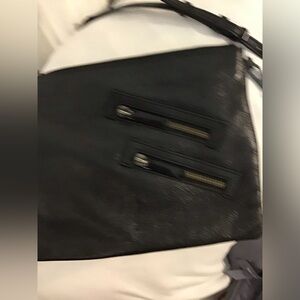 Men's Black Leather Bag